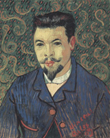 Потрет доктора Рея.  Холст, масло. 64х53см. 1889
