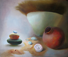 Купить картину. Цена 1 800 грн. Дзен (холст, масло, 50x60см)